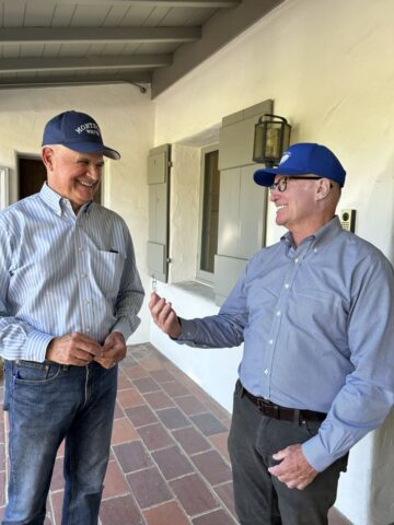 Elected officials discussing Montecito Water District